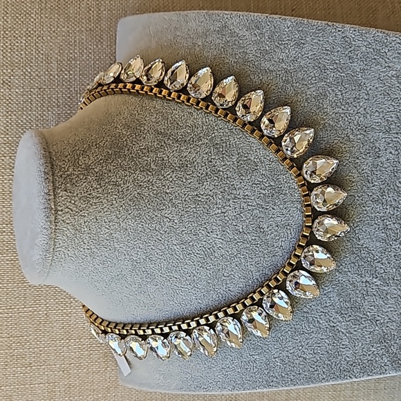 Jewelry - Loren Hope Clear Crystal Teardrop Necklace